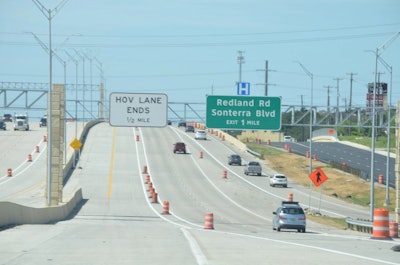 US 281 North Expansion San-Antonio HOV lanes added