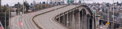 West Seattle Bridge reopened aerial view