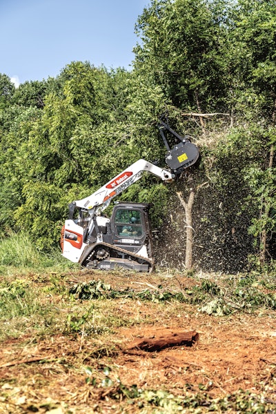 T86 with a drum mulched