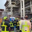 boston fire personnel parking garage collapse