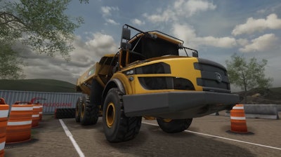 CM Labs haul truck simulator