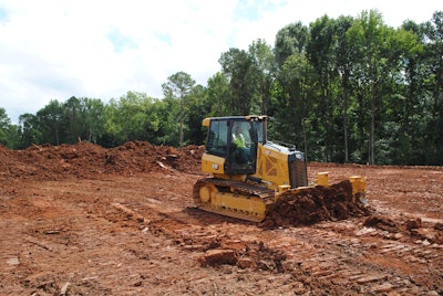 Cat D2 grading land