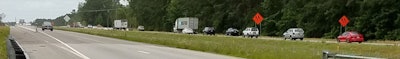 Interstate 26 in South Carolina near SC 27 interchange