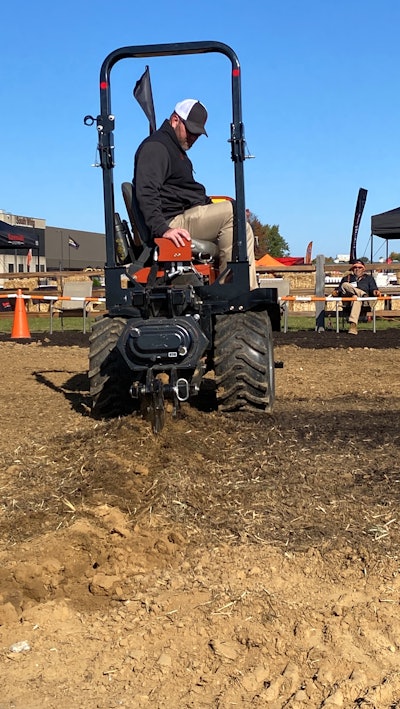Operator on Ditch Witch PT37