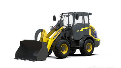 Komatsu Moog Electric Compact Wheel Loader Prototype