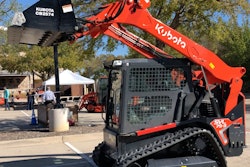 Kubota SVL75-3 bucket raised