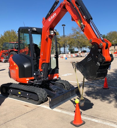 Kubota KX030-4 compact excavator