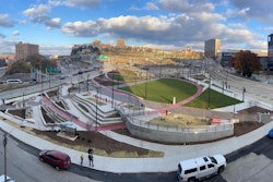 rendering of I-579 Urban Open Space Cap project by the Pennsylvania Department of Transportation