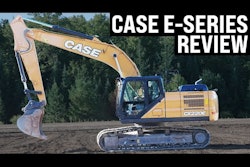 case e-series review with case cx220e excavator