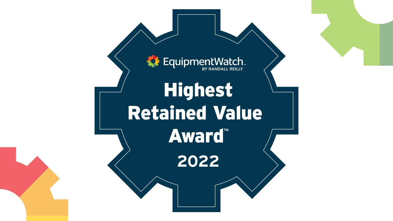 Equipment Watch by Randall Reilly Highest Retained Value Award 2022 logo