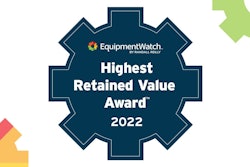 Equipment Watch by Randall Reilly Highest Retained Value Award 2022 logo