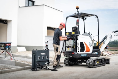 Bobcat E19e supercharger