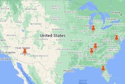 interactive map from ASCE pinpointing infrastructure law funding projects