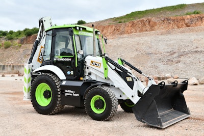 JCB Hydrogen Backhoe