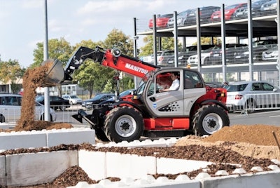 Manitou Telehandler with an E-Deutz diesel engine