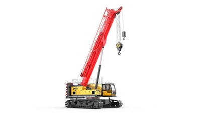 Sany SCE800TB-EV electric telescopic boom crawler crane