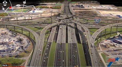 video screen shot of future expansion Loop 1604 San Antonio