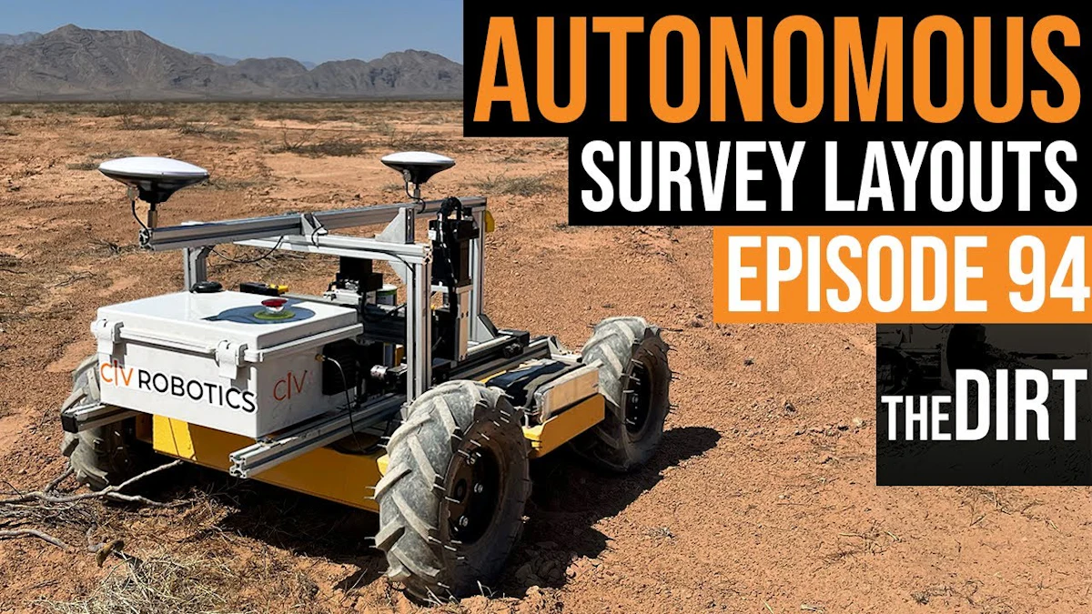 Civil Engineering Robotics Video: Civ Robotics' robots can perform autonomous surveying ...