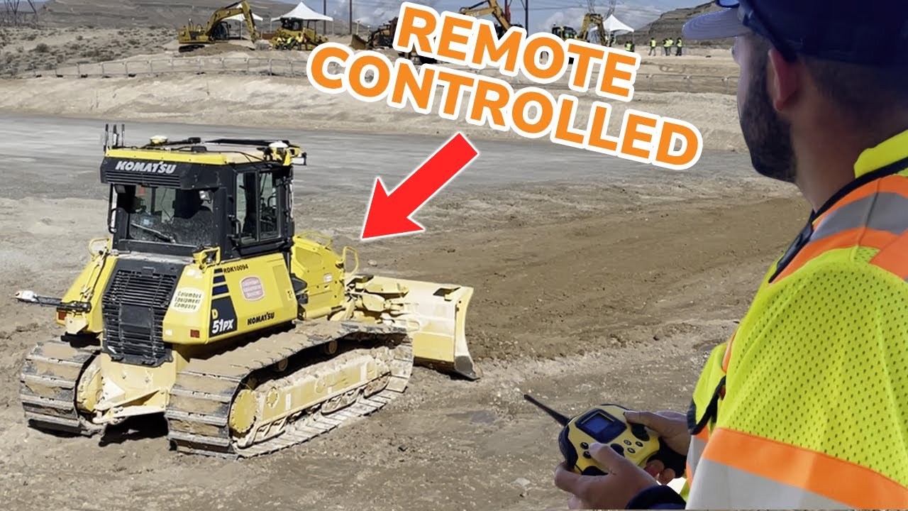 remote controlled komatsu