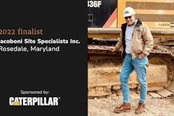 2022 finalist Iacobani site Specialists Inc. Rosedale, Maryland Sponsored by Caterpillar