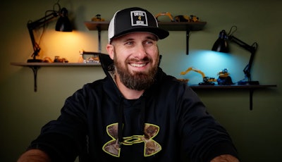 screen shot Bryan Furnace host of The Dirt in his studio