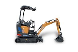 Case CX15 EV electric mini excavator