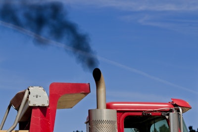 Emissions Smoke from truck