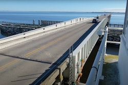 view of alligator river swing bridge bridge in north carolina