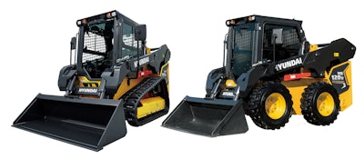 Hyundai HT100V Compact Track Loader and HS120V Skid Steer Loader