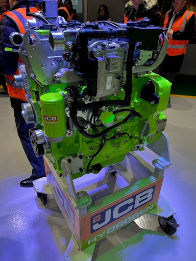 JCB Hydrogen Engine