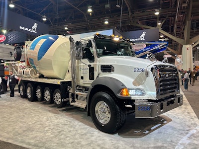 Mack debuts new Granite cement mixer at World of Concrete 2023