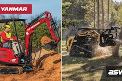Yanmar mini excavator and ASV compact track loader