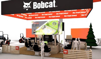 Bobcat CONEXPO 2023 Booth rendition