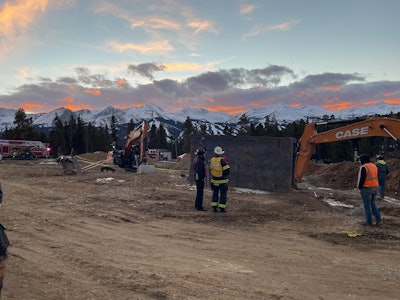 site of fatal trench collapse in breckenridge colorado 2021
