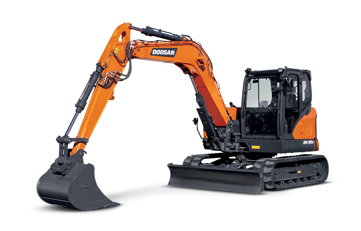 Develon unveils the DX89R-7, a new mini excavator