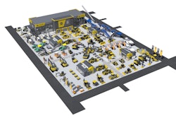 John Deere ConExpo 2023 booth rendition