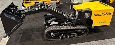 Video: Movex's Track-O remote controlled, electric minidozers ...