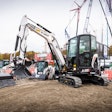Bobcat E35Z on demo at Bauma 2022