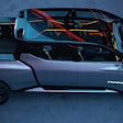 concept electric Ram 1500 Revolution pickup truck top view glass roof