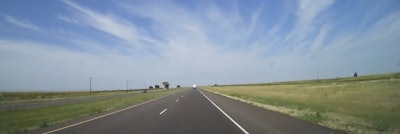 view of repaved US 287 armstrong county Texas