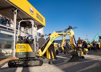 Wacker Neuson EZ17e battery-electric mini excavator