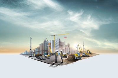 Liebherr ConExpo booth rendering