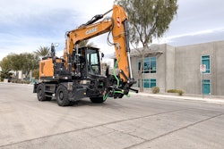Case WX175E SR Wheeled Excavator with a Steelwrist Tiltrotator