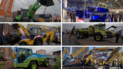 Custom Painted and Wrapped Construction Equipment at CONEXPO 2023