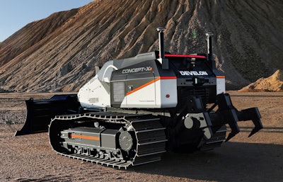 Autonomous Dozer Video: Develon demonstrates unmanned excavator, dozer at ConExpo ...