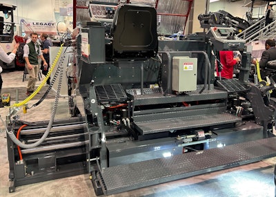 view of Dynapac D17C paver screed at ConExpo