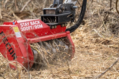 Fecon FMX28 mulched