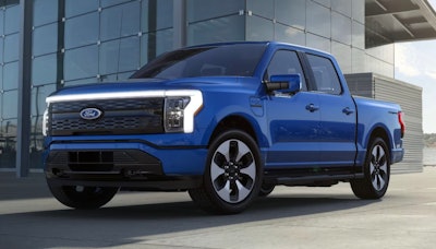 F 150 Lightning Blue