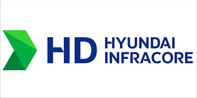 new HD Hyundai Infracore logo