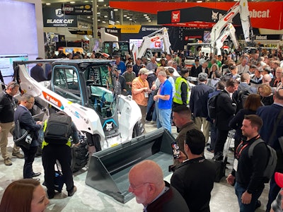 Crowd checks out S7X at ConExpo 2023